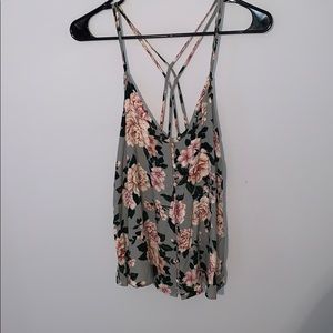 American Eagle: Floral tank top
